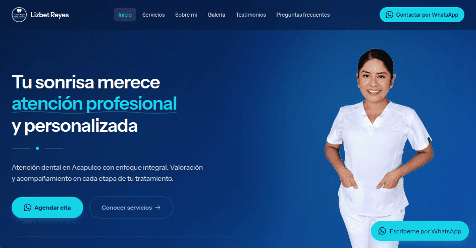 Lizbet Reyes — Cirujana Dentista